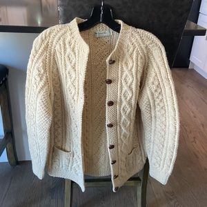 Carrick Fin Vintage Irish Fishermans Cardigan